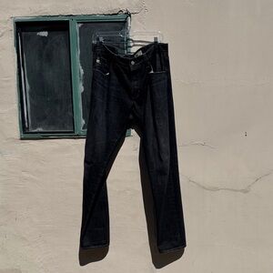 AG Adriano Goldschmied Dark Kuroki Denim Selvedge Jeans